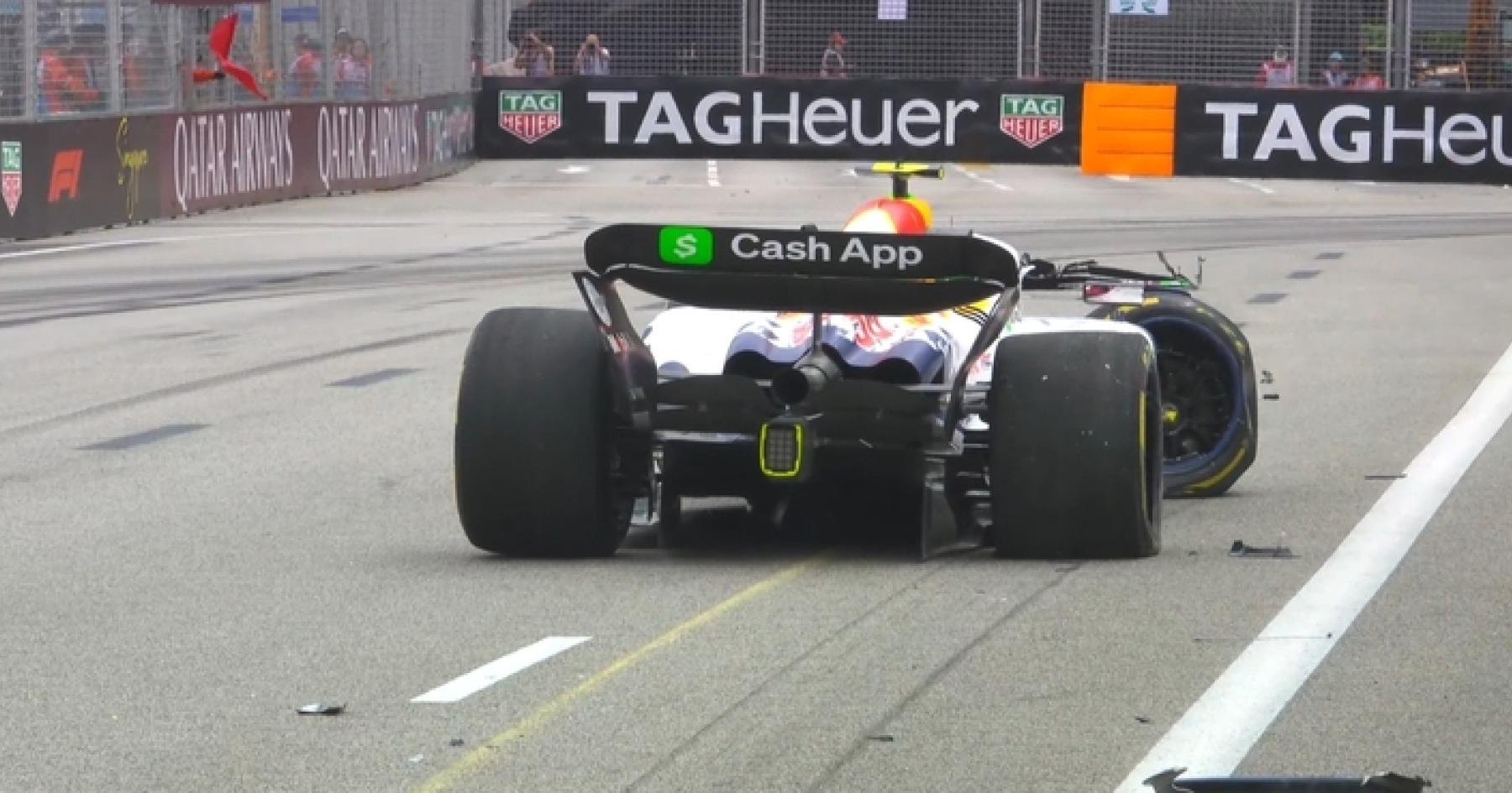 Liam Lawson throws F1 future in doubt with second major crash in two days
