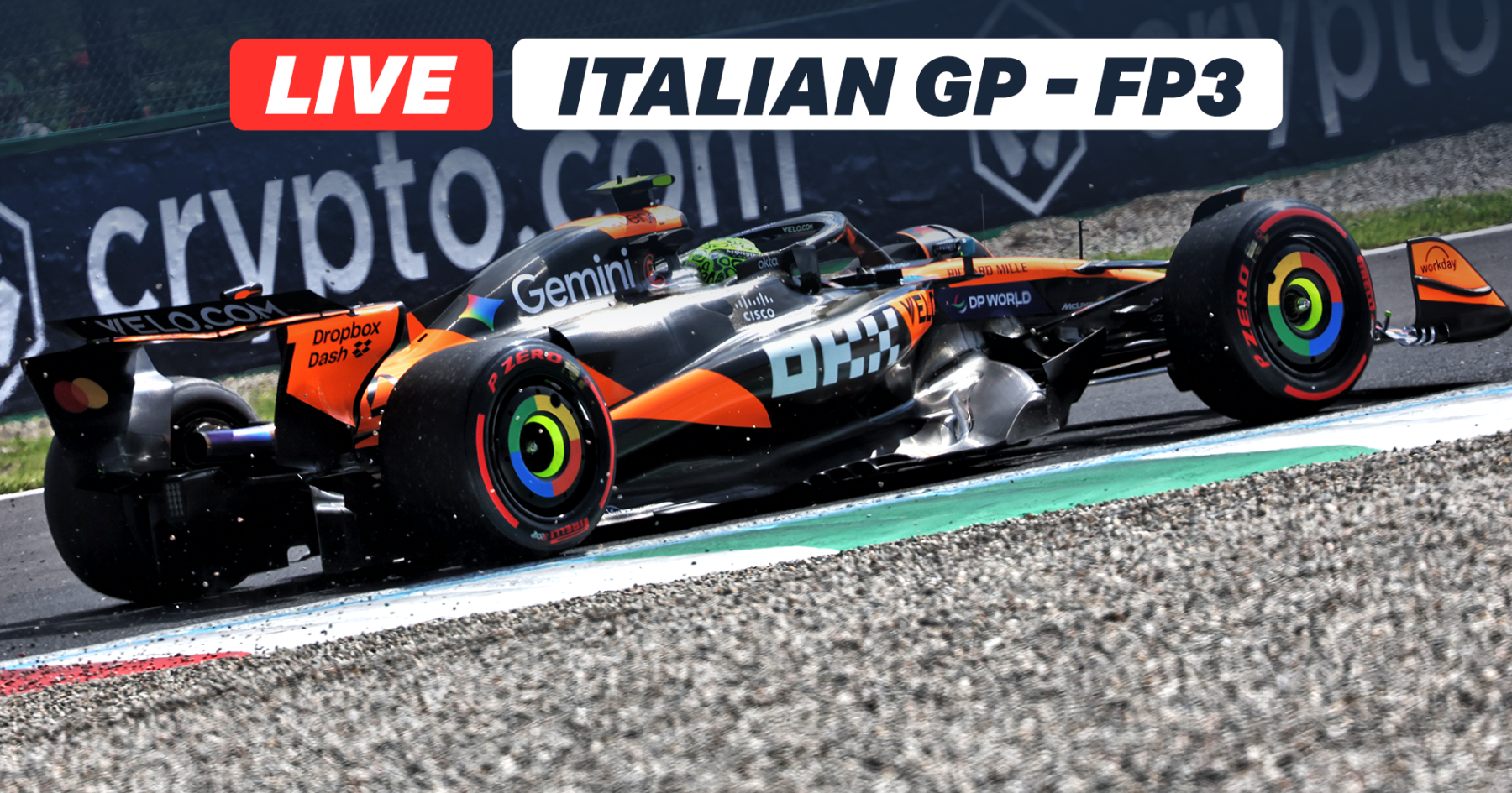 LIVE: 2025 F1 Italian Grand Prix - Monza Free Practice 3