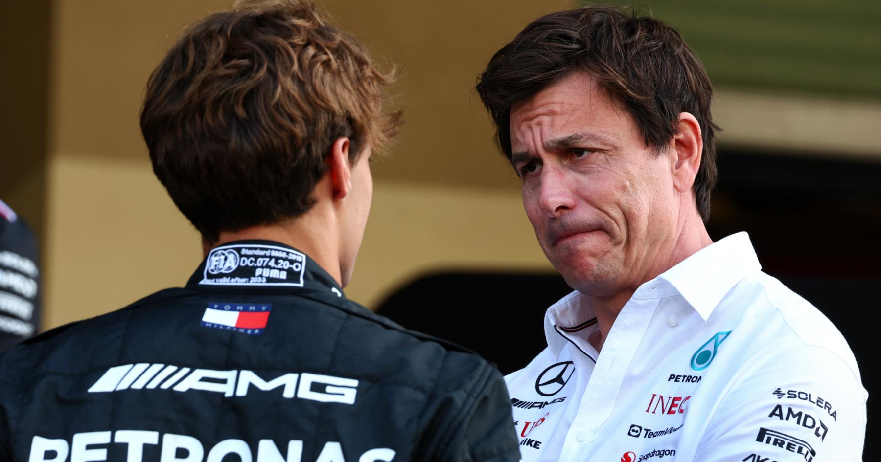 Toto Wolff delivers 'war' warning over George Russell F1 title favourite tag