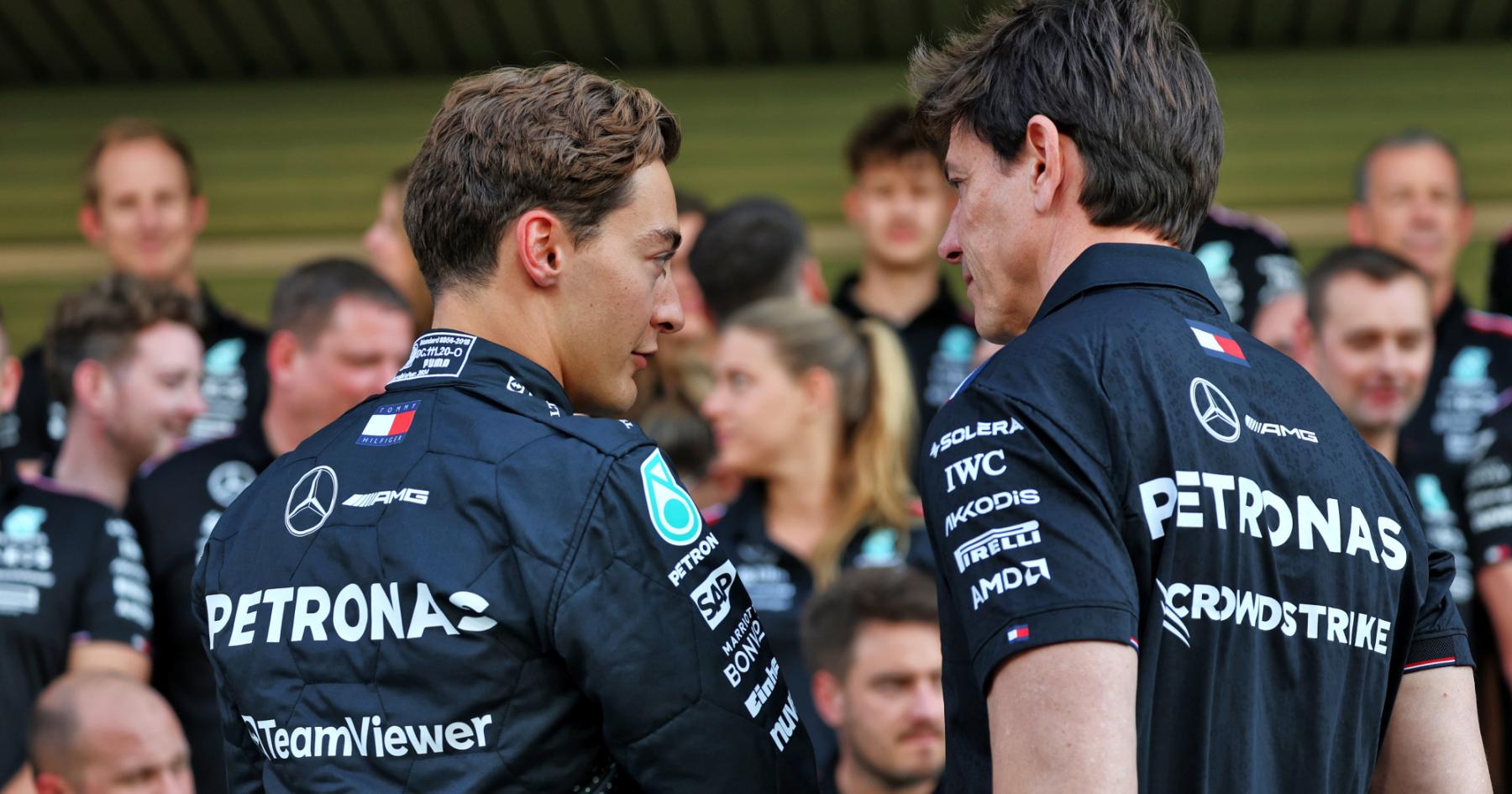 George Russell shares Toto Wolff 'reality' after Mercedes contract delay