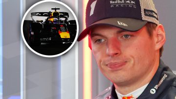 Verstappen danst en verliest op schaatsbaan Las Vegas