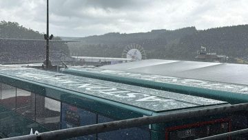 Stortbui aan gridstraffen trekt over Spa-Francorchamps
