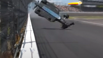 Cadillac F1 hopeful suffers terrifying Indy 500 qualifying crash