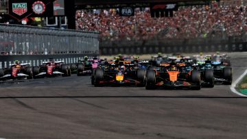 2024 v 2025 F1 drivers' championship compared at summer break