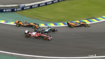 Ferrari endure nightmare as Charles Leclerc retires early after Kimi Antonelli collision