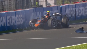 Verschoor eindigt doldwaze F2-kwalificatie met harde crash