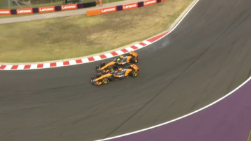 Lando Norris and Oscar Piastri urged to 'save it until Sunday' after avoiding catastrophe