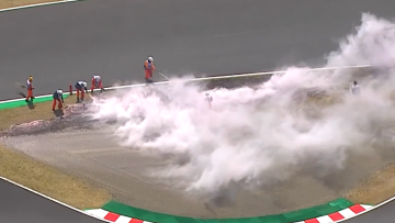 Final Japanese GP practice red-flagged as FIA measure fails