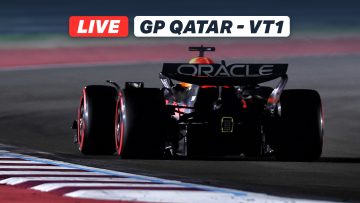 Live reacties na forse achterstand Verstappen in enige training Qatar