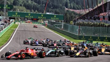 Start time for the 2025 F1 Belgian GP sprint qualifying today