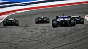Startopstelling sprintrace Formule 1 GP Verenigde Staten 2025