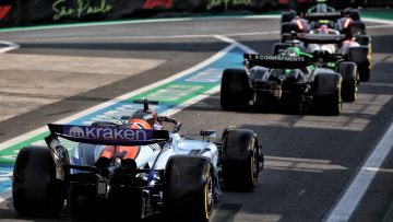 Startopstelling sprintrace Formule 1 GP Brazilië 2025