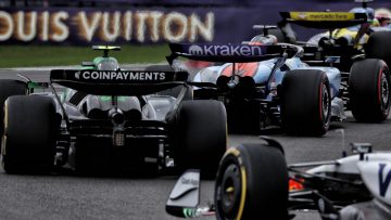 Aangepaste startopstelling Formule 1 GP Brazilië 2025 na straf Verstappen