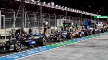 Startopstelling Formule 1 GP Las Vegas 2025