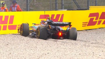 Antonelli veroorzaakt eerste rode vlag op Zandvoort