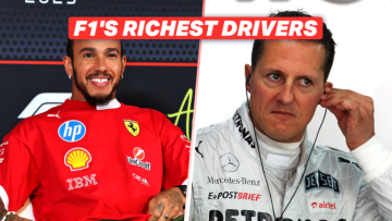 Top five richest drivers in F1 history