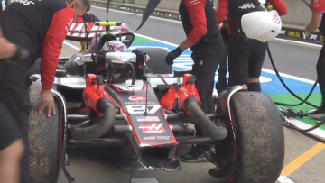 Bearman naar de stewards na opvallende crash op Silverstone