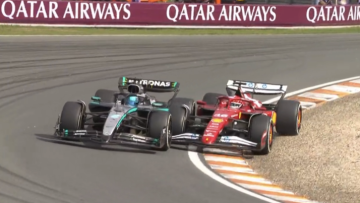 Charles Leclerc and George Russell face post-race investigation after latest clash