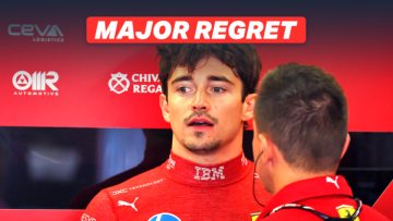 Charles Leclerc reveals major regret after unusual change