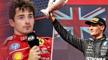 George Russell fires Charles Leclerc disqualification theory as FIA brand Max Verstappen 'ambitious'