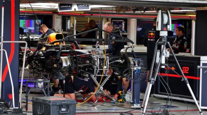 Red Bull garage