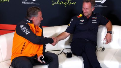 Brown Horner presser Silverstone Friday