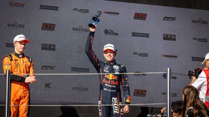 Rocco Coronel podium Spanish F4