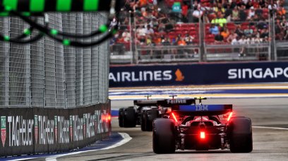 Singapore pit lane