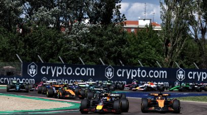 Verstappen Piastri Imola