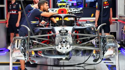 Red Bull garage