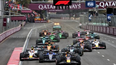 Baku race start
