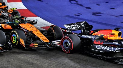 Verstappen Norris Start Singapore
