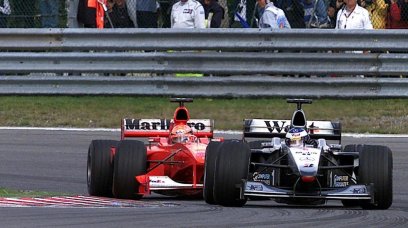 Hakkinen Schumacher Spa 2000