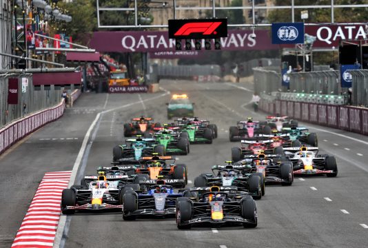 Baku race start