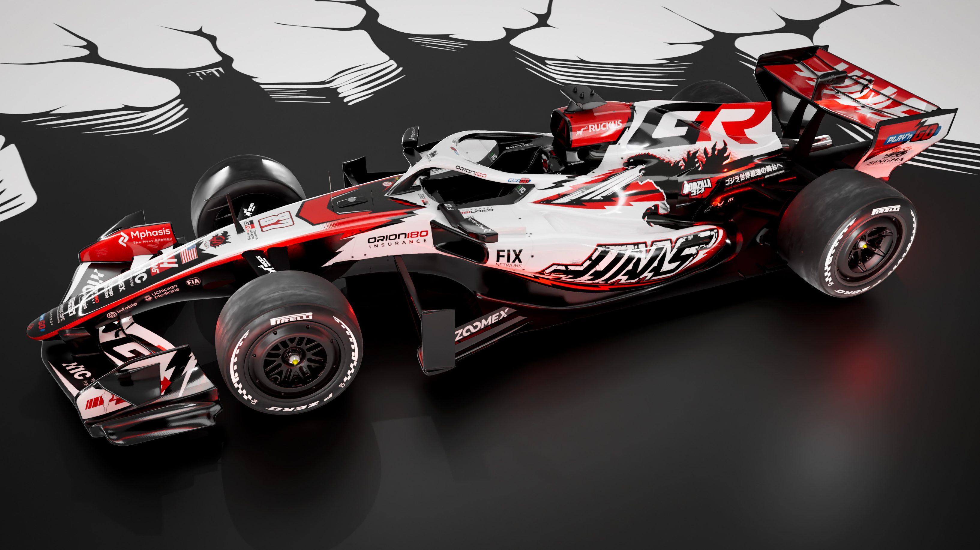 Haas F1 Godzialla livery