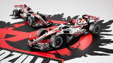 Haas unveil striking Godzilla F1 livery for Japanese GP