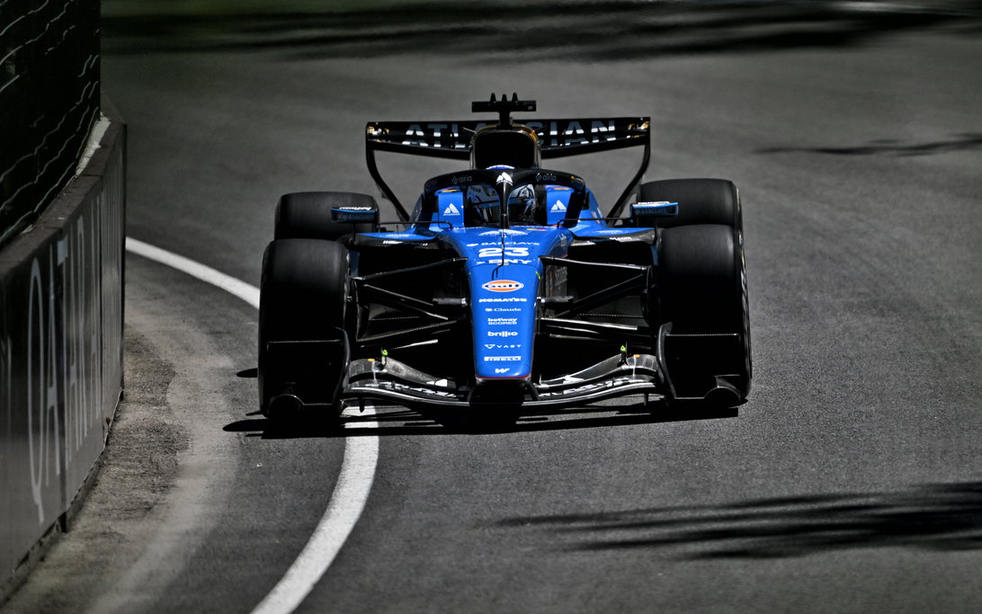Alex Albon salta la Sprint Qualifying dopo l'impatto con una marmotta