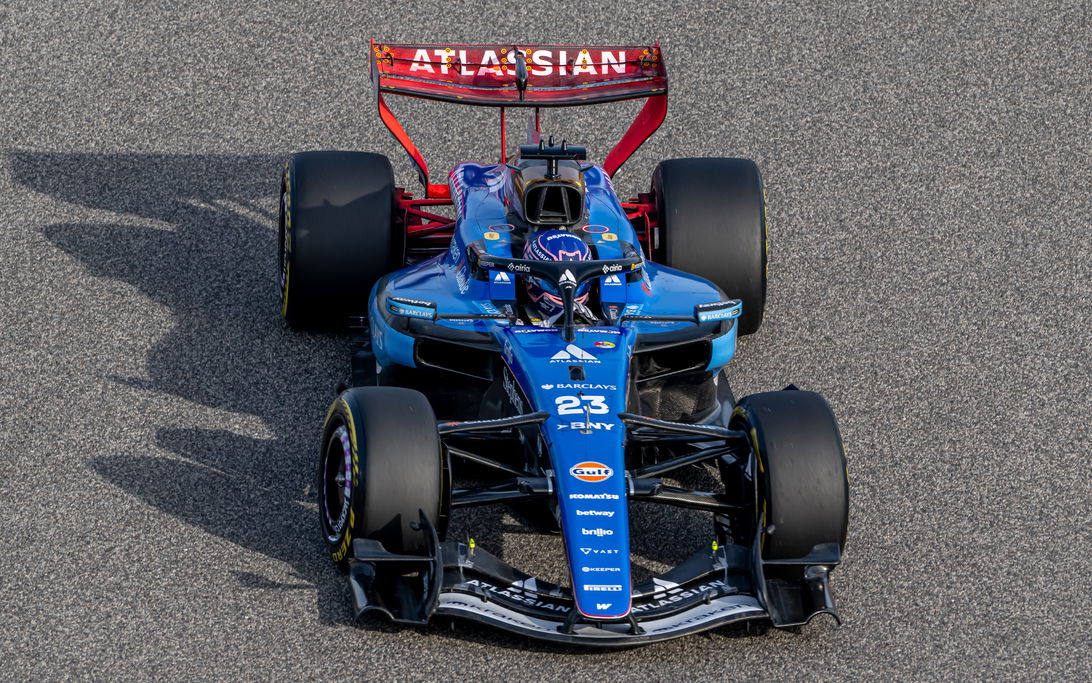 Albon Bahrain test day 1