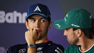 Alex Albon responds to Fernando Alonso 'back of the grid' driver gibe