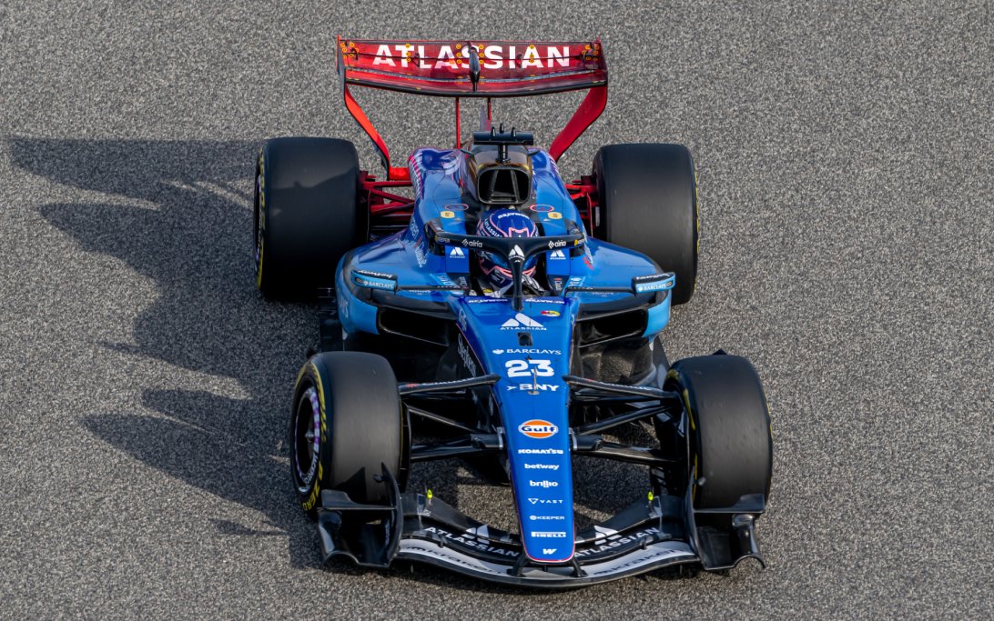 Albon Bahrain test day 1