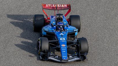Albon Bahrain test day 1