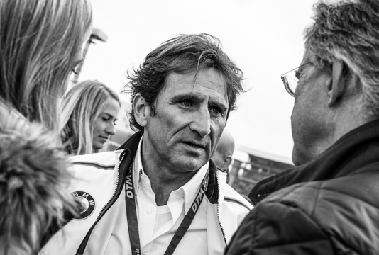 Alex Zanardi black white