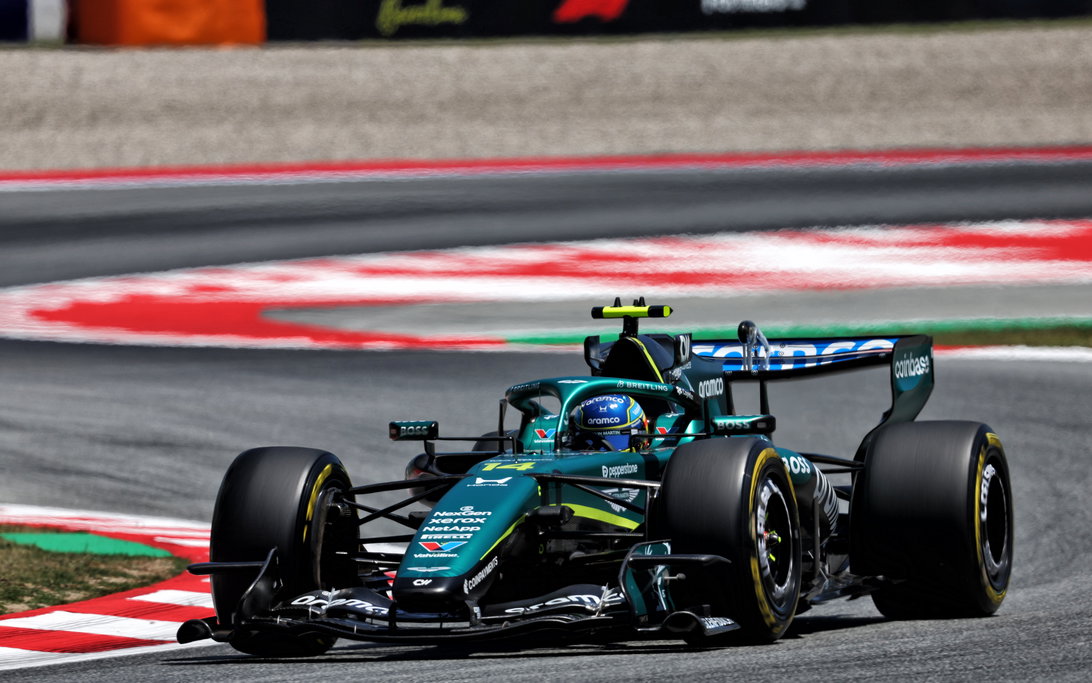 Alonso FP1 Barcelona