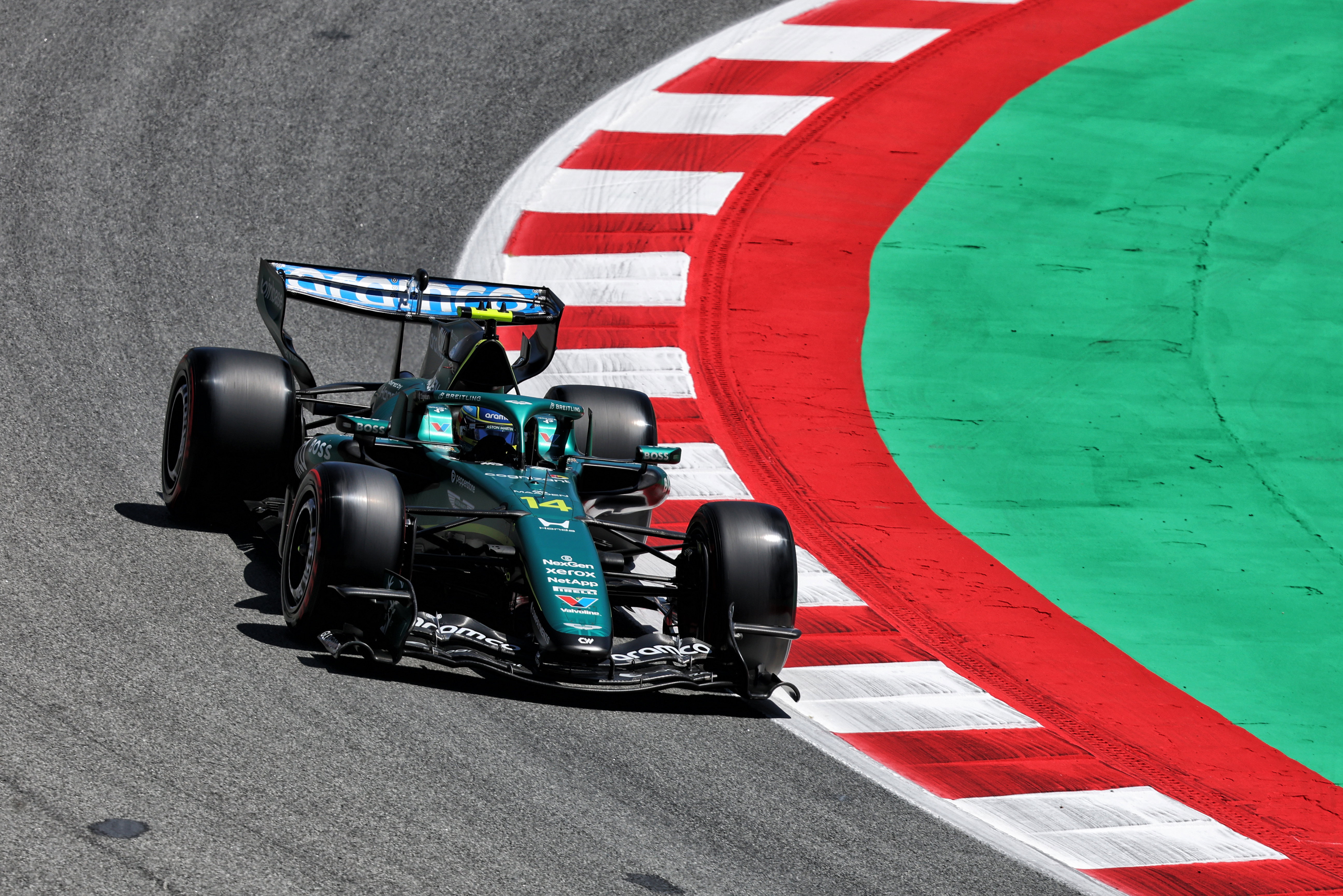 Alonso FP1 Barcelona