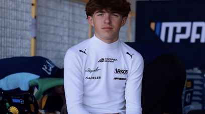 Andrea Manni cousin to Charles Leclerc