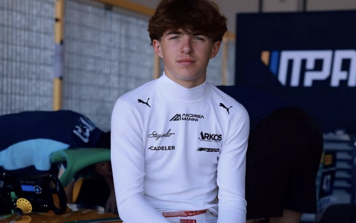 Andrea Manni cousin to Charles Leclerc