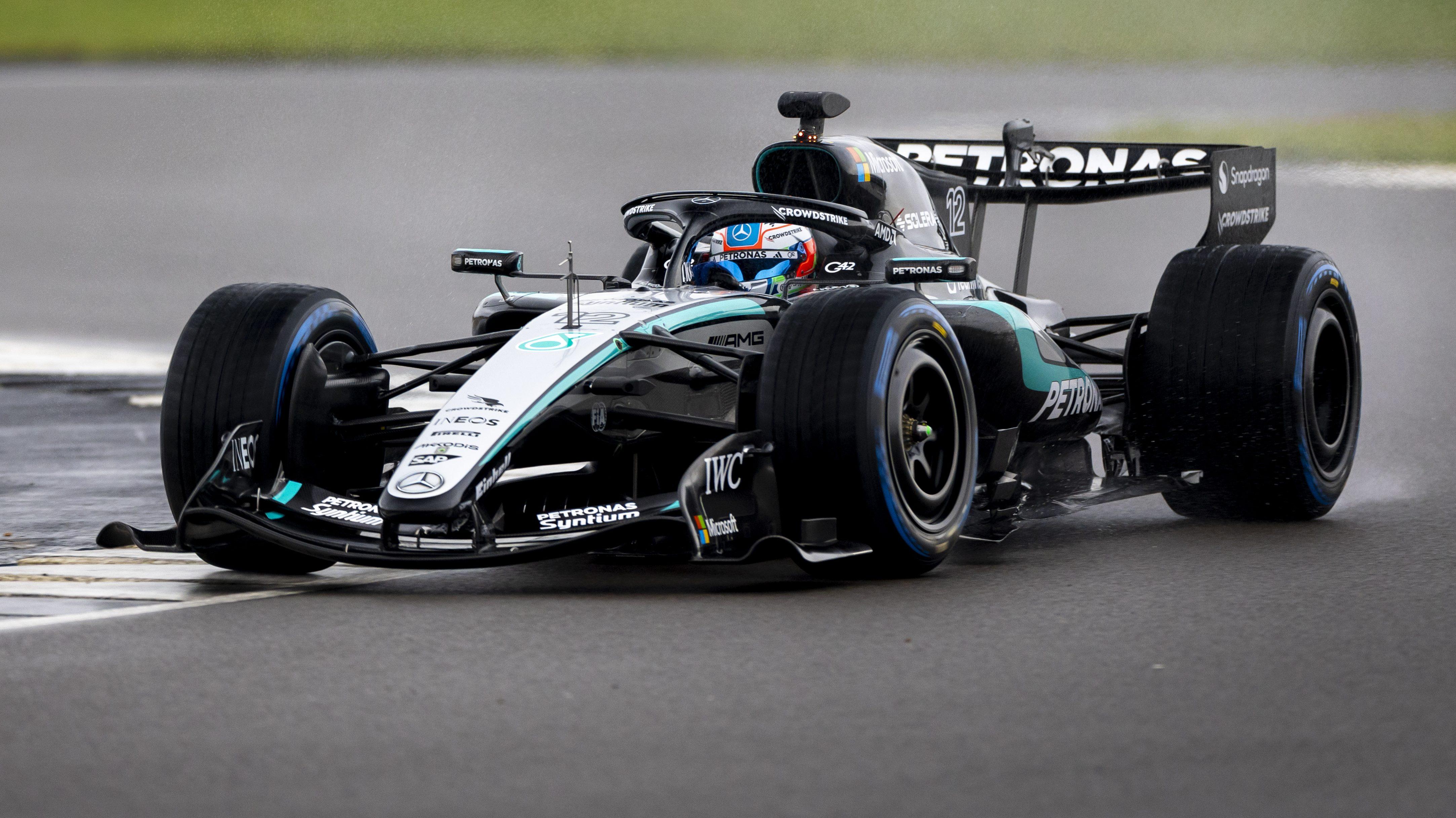 Antonelli shakedown Silverstone