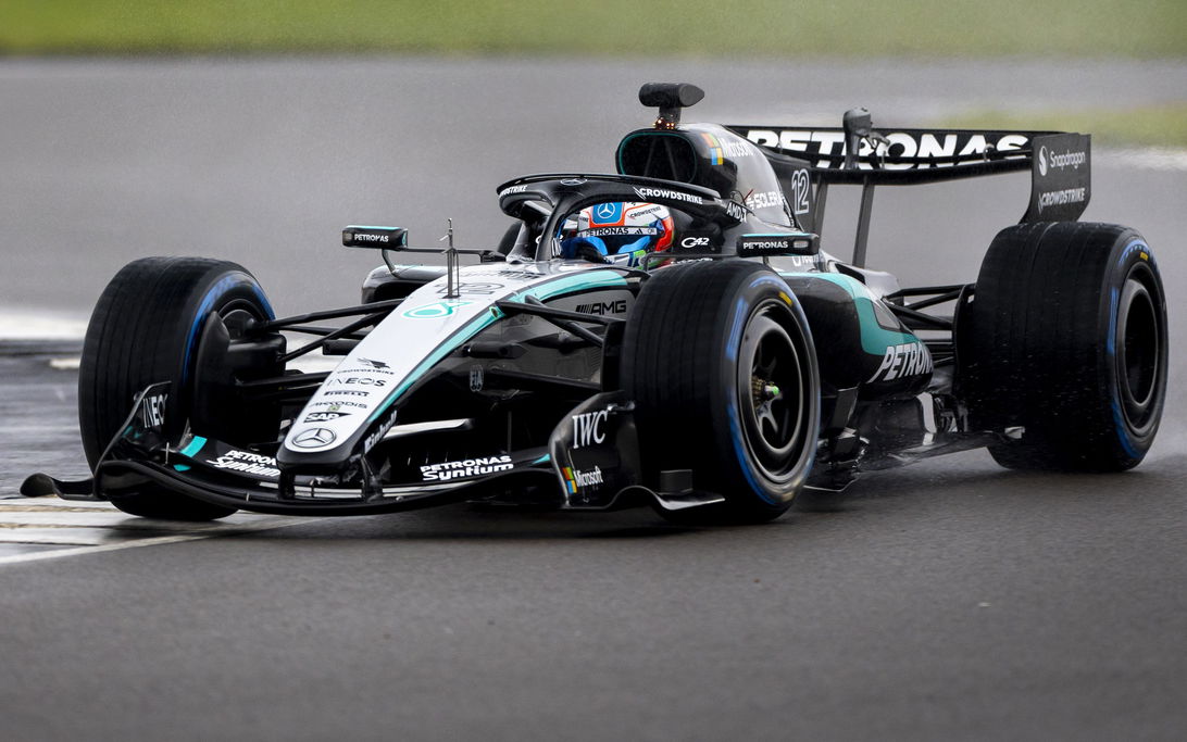 Antonelli shakedown Silverstone