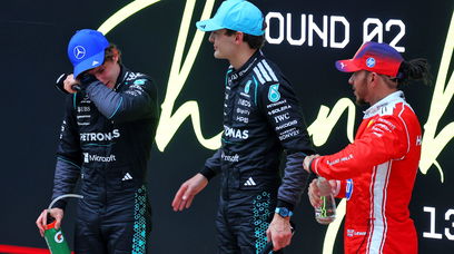 Antonelli emotional after GP win China