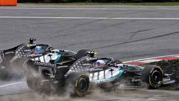Kimi Antonelli demands George Russell penalty as Mercedes rivalry begins